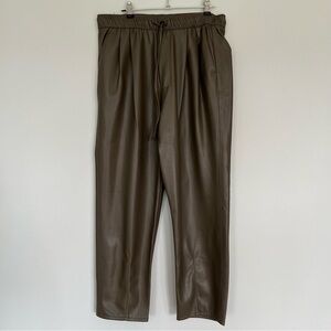 Zara Faux Leather Pants